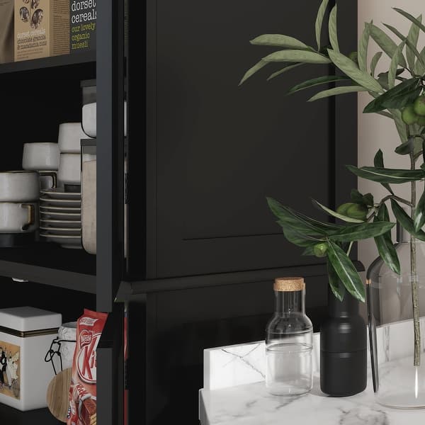 HollyHOME 72" Kitchen Pantry Cabinet, Freestanding Cupboard