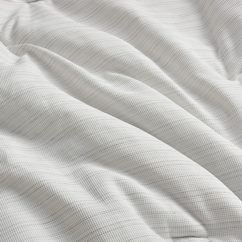 Kenneth Cole Space Dye Grid Grey Comforter Set