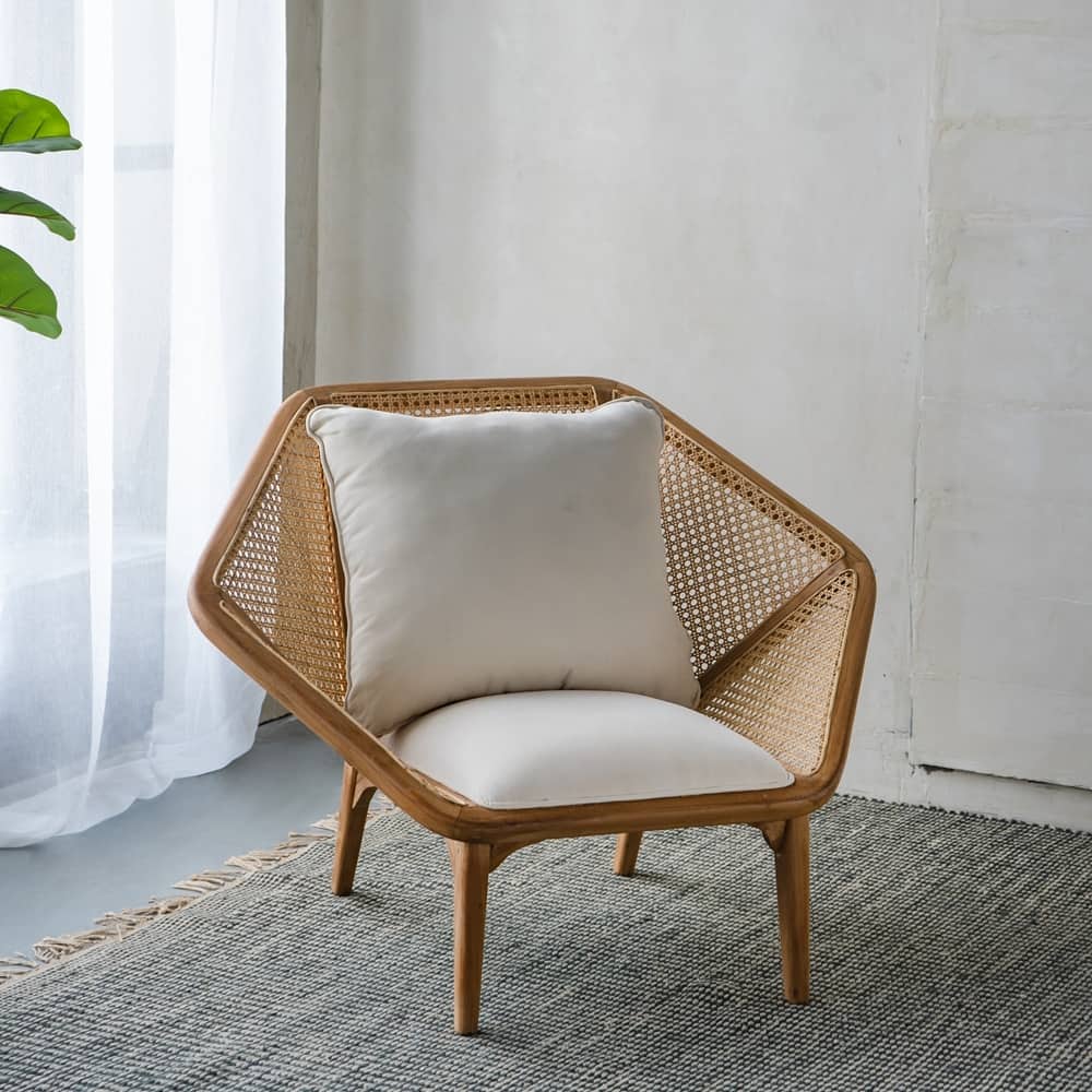 Modern Tectona Teak Leisure Chair