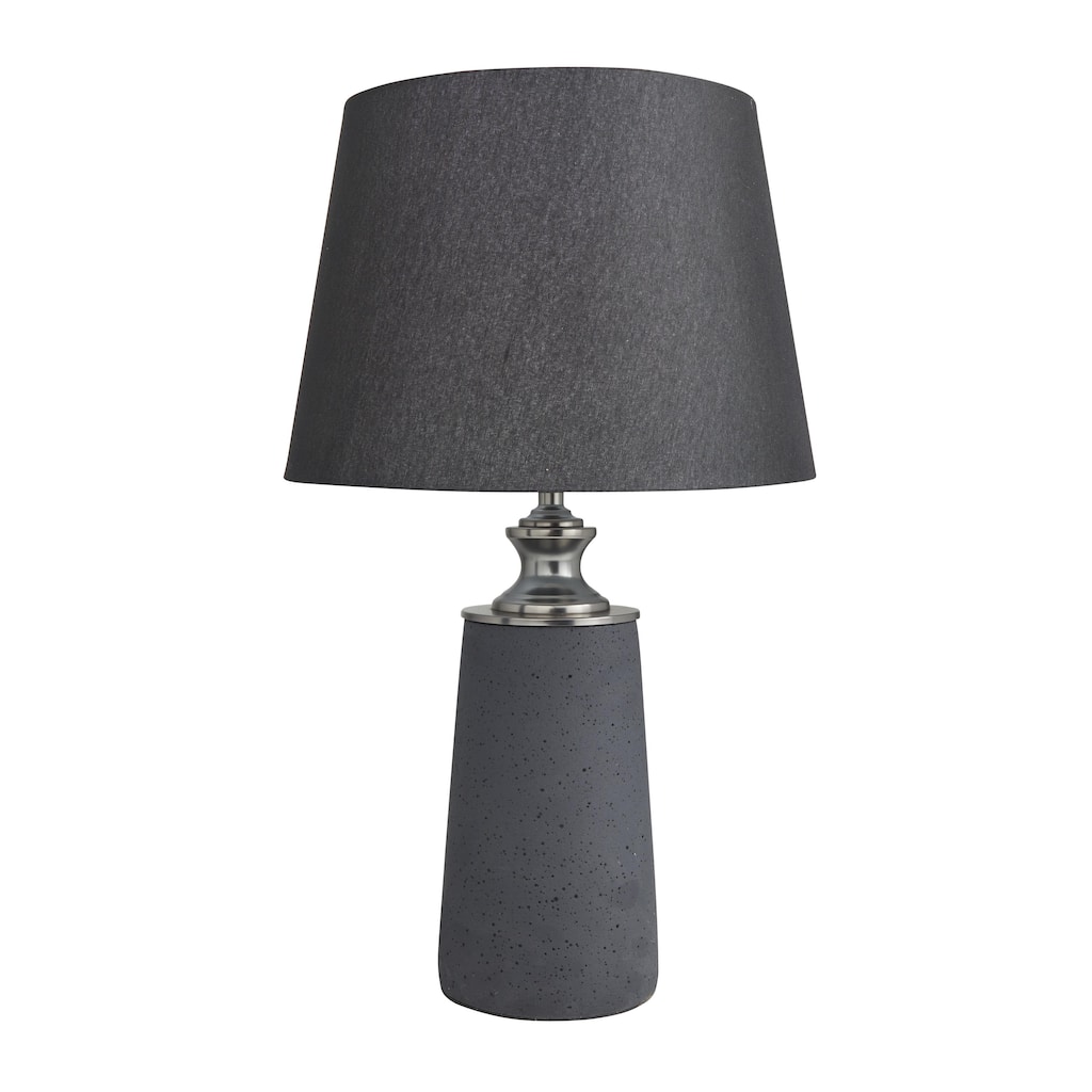Cement Stone Room Table Lamp - Black - Roche River Decor