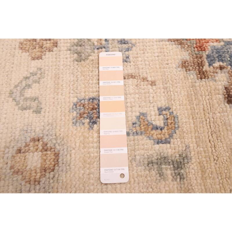 ECARPETGALLERY Hand-knotted Jules Serapi Ivory Wool Rug - 8'1 x 9'11