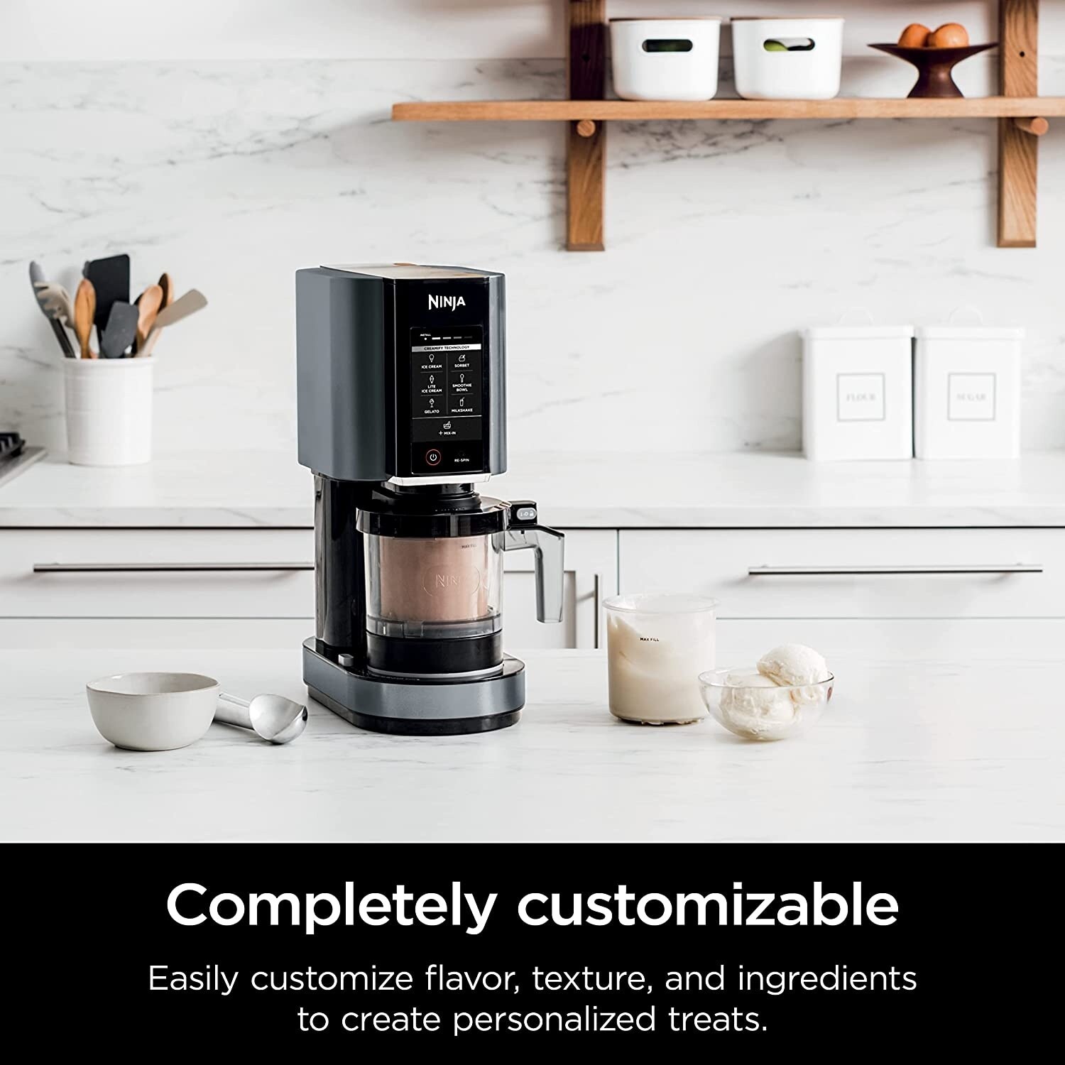 Ninja NC299AMZ CREAMi Ice Cream Maker (Matte Black) - Bed Bath