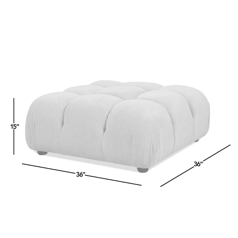 Marcel 36" Bubble Modular Modern Cocktail Ottoman