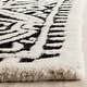 preview thumbnail 54 of 87, SAFAVIEH Handmade Cambridge Myrtis Modern Moroccan Wool Area Rug 12' x 18' - Black/Ivory - Rectangle