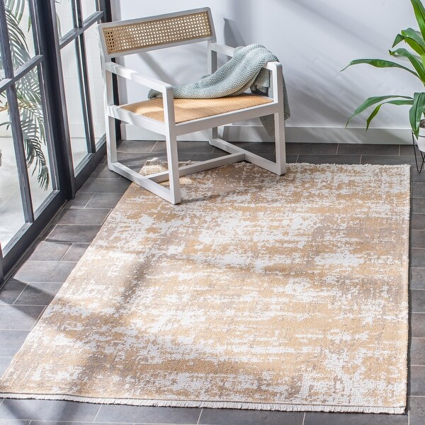 Safavieh Augustine Siepie Modern Abstract Fringe Rug. Opens flyout.