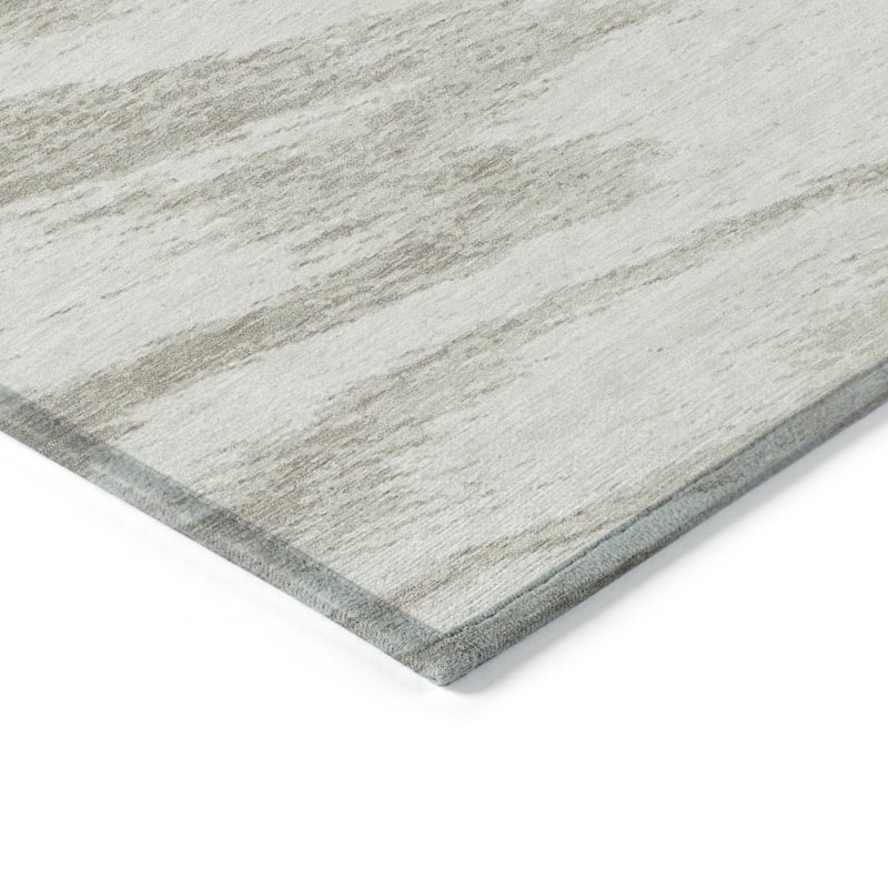Machine Washable Indoor/ Outdoor Chantille Modern Chevron Rug
