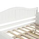 preview thumbnail 6 of 24, Nestfair Twin Size Wooden Daybed with Trundle Bed