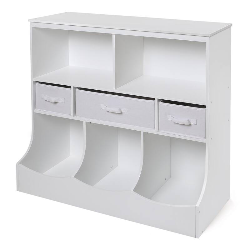 Badger Basket Combo Bin Storage Unit with Three Baskets