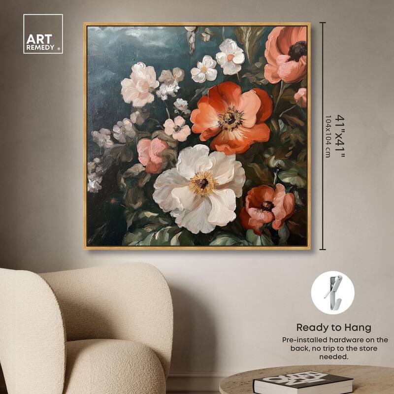 Petals in Abundance Canvas by Art Remedy