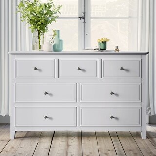 7-Drawer Solid Wood Horizontal Dresser - Bed Bath & Beyond - 39710696