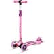 preview thumbnail 18 of 94, 3-Wheel Kids Scooter - Lean-to-Steer Technology, Adjustable Height Handlebar Wide Anti-Slip Deck, Scooter for Boys Girls Ages 3+ Purple & Pink