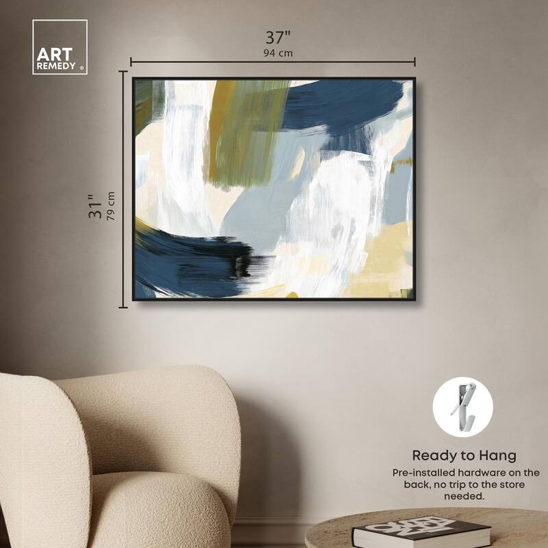 Moss Layers II Canvas by Art Remedy