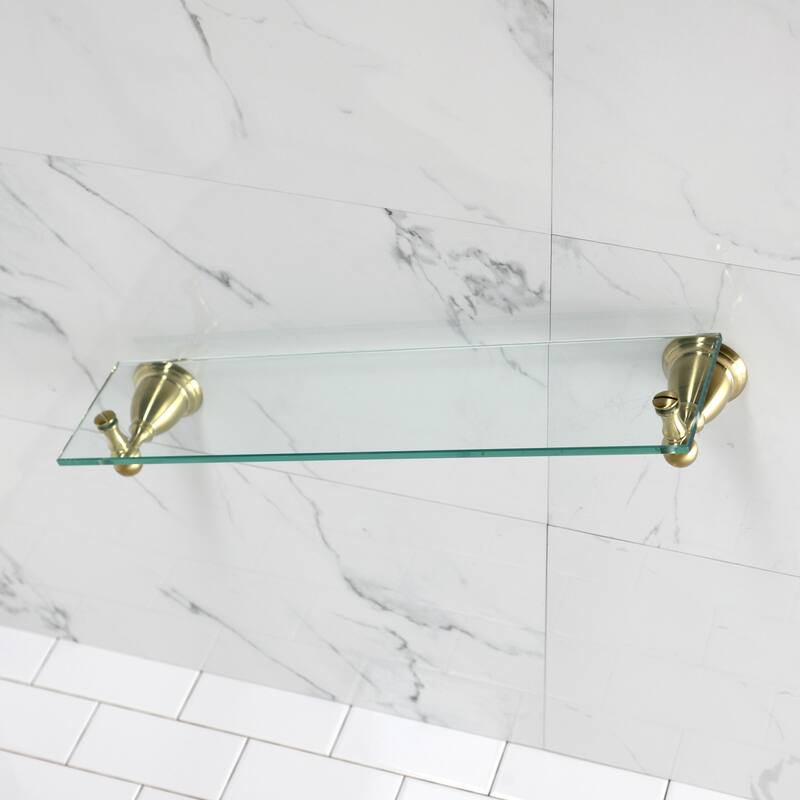 Kingston Brass Heritage Bathroom Glass Shelf