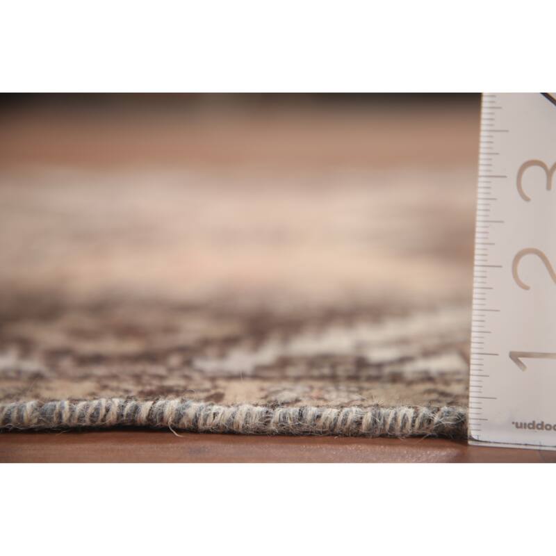 Hand Knotted Oriental 100% Wool Carpet Traditional Tribal Brown Balouch Area Rug - 5' 11'' X 3' 5''