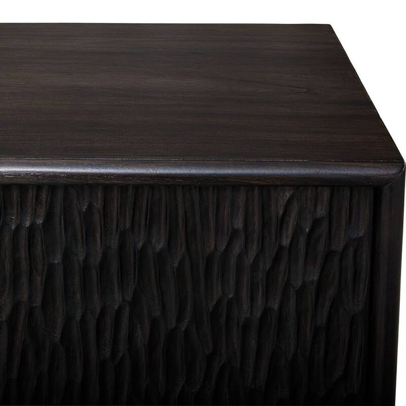 Uttermost Stevenson Chiseled 4 Door Cabinet