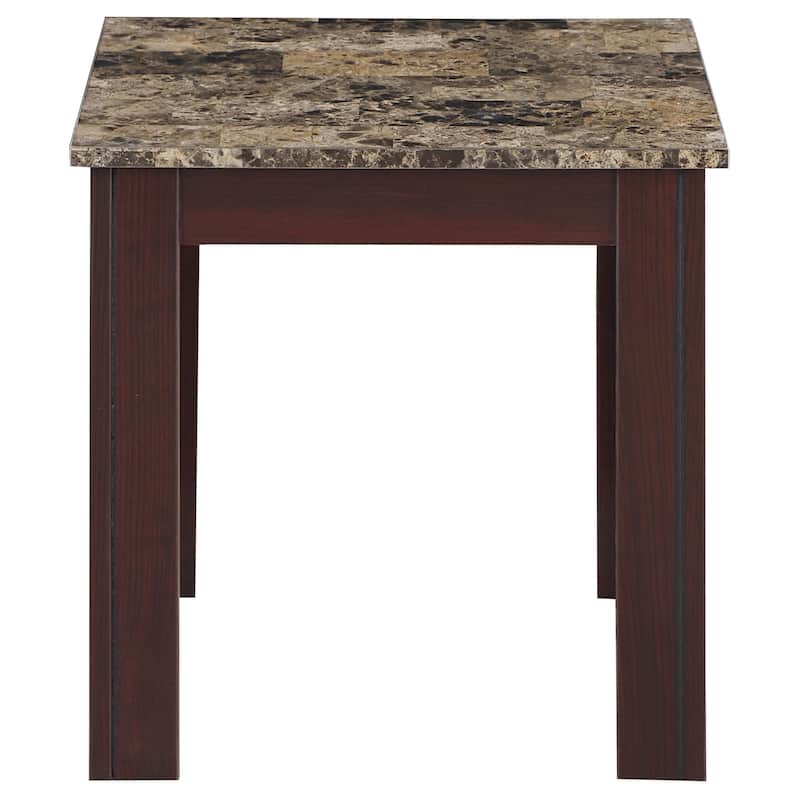 Rhodes 3-piece Faux Marble Top Coffee Table Set