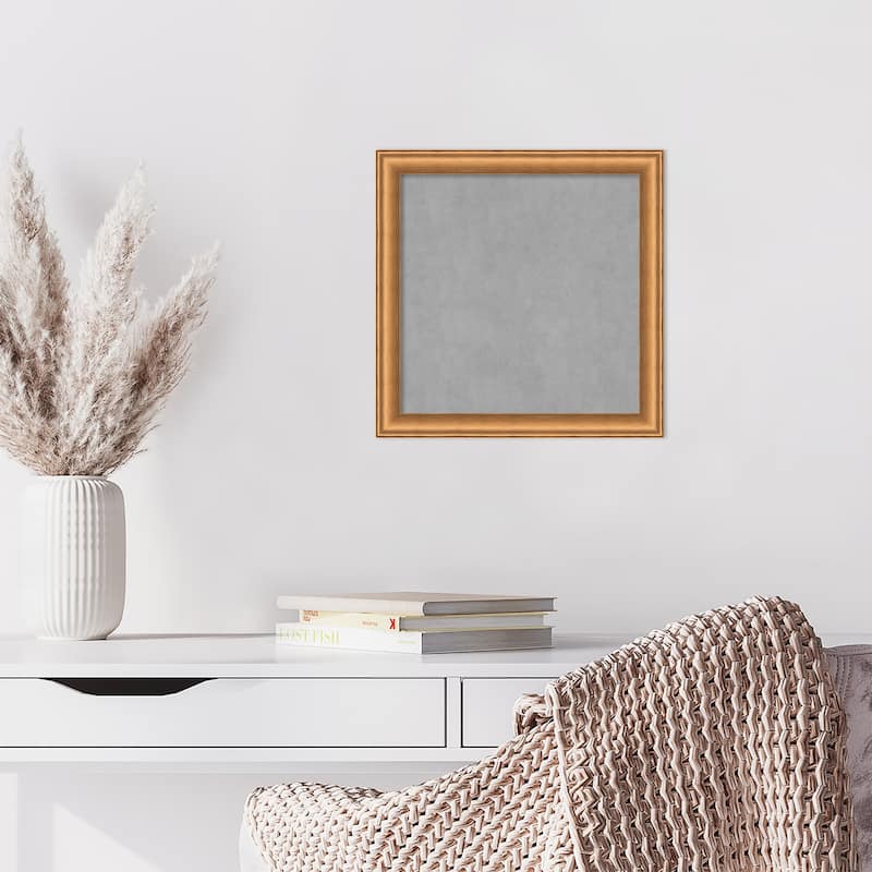 Amanti Art Salon Scoop Copper Framed Magnetic Board