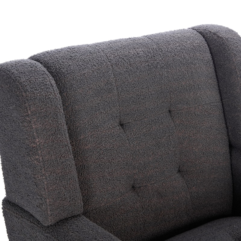 Teddy Accent Chair with Wood Legs