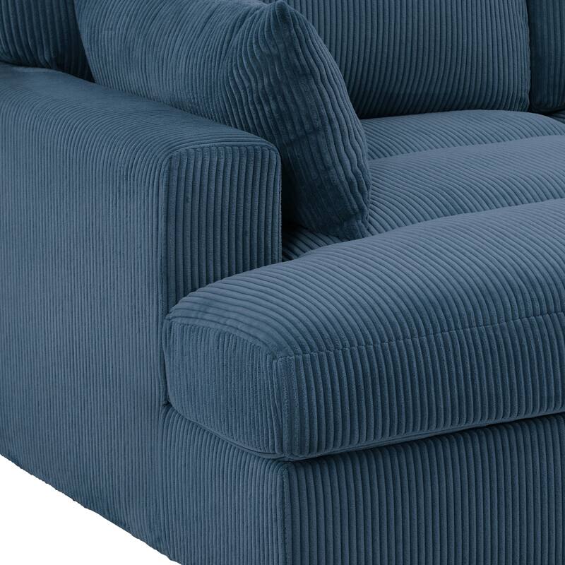 Left and Right Sectional Sofa Set Chaise Lounge Sofa Chair