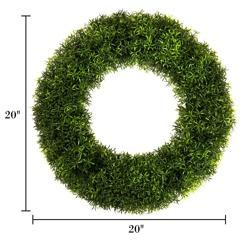 Pure Garden Grass Wreath - 20 inch Round