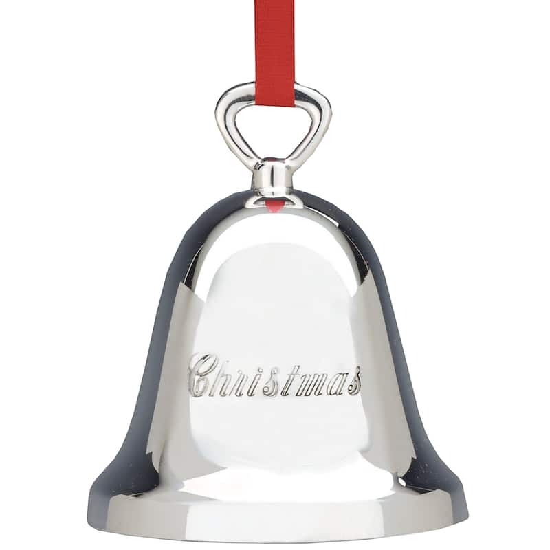 Reed And Barton Ringing in the Season Christmas Bell Silverplate Ornament