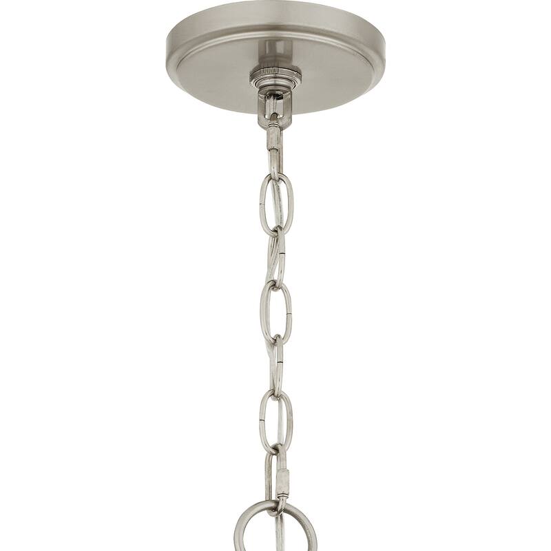 Chicago 3-Light Brushed Nickel Pendant Light