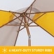preview thumbnail 43 of 111, Autlaycil 7.5FT Patio Umbrella with Tilt and Crank