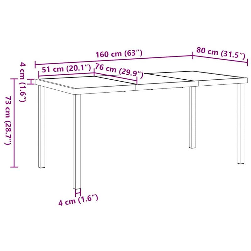 vidaXL Garden Dining Set Poly Rattan