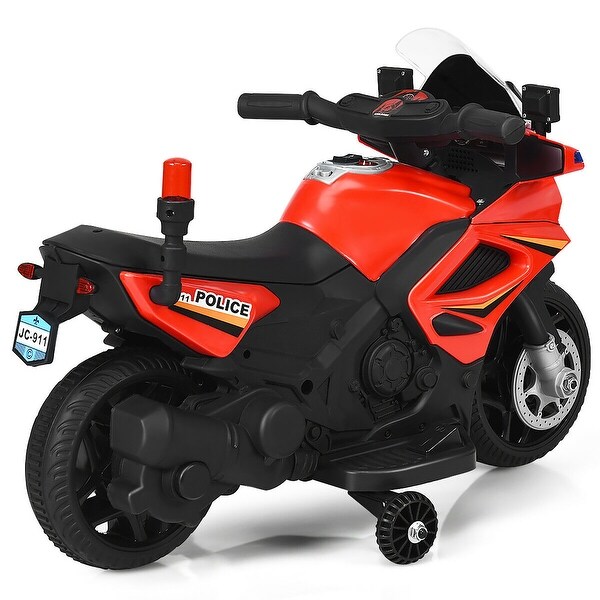 6v ride on police bike
