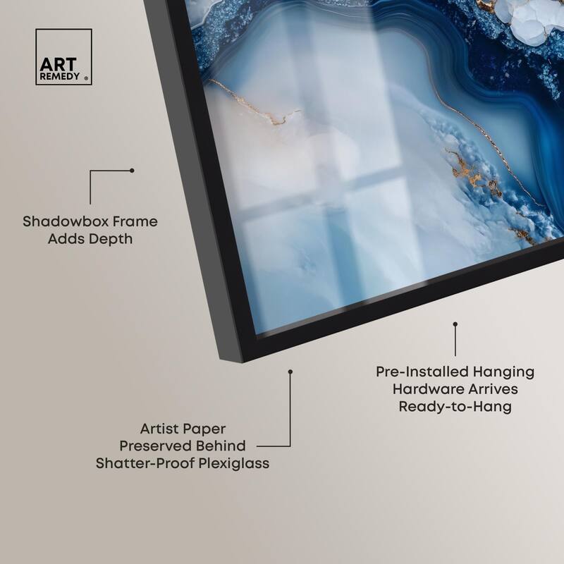 Molten Topaz II Shadowbox by Art Remedy