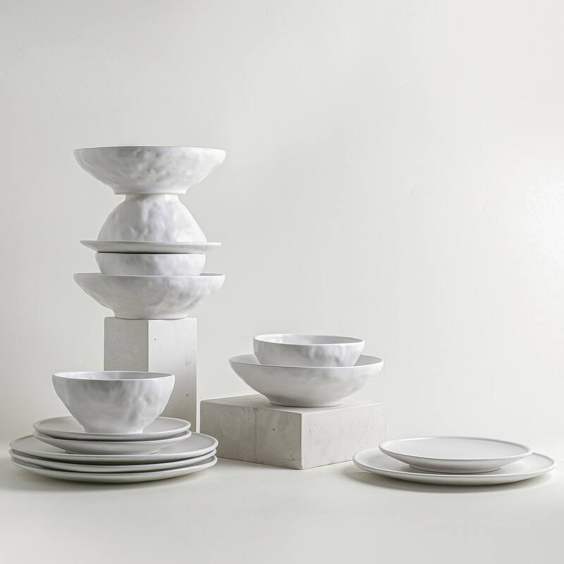 Stone by Mercer Project NENDO Stoneware Dinnerware Set - 10.93 x 10.93