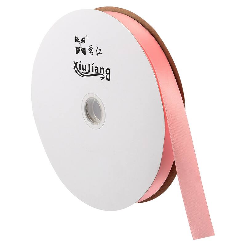 Satin Ribbon, Double Face Solid Crafts Roll for Party Home Decoration