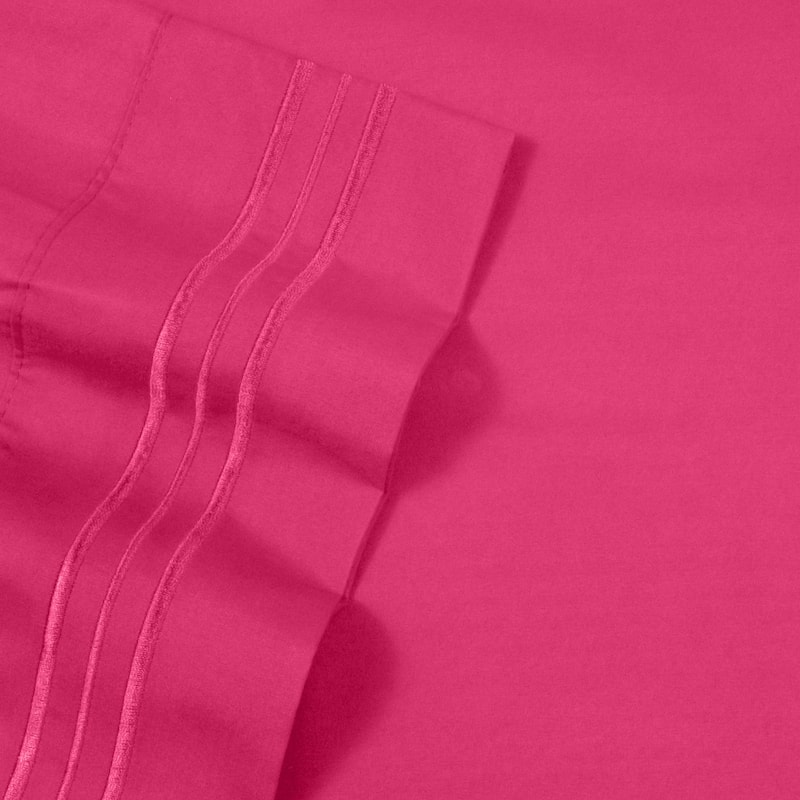 Soft Microfiber 5-piece Split King Bed Sheet Set