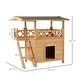 preview thumbnail 6 of 5, Pawhut Indoor and Outdoor Wood Dog House Shelter with Roof