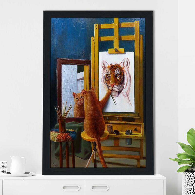 "Norman Catwell" by Lucia Heffernan Print on Acrylic