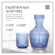 preview thumbnail 4 of 6, Elle Decor Bedside Night Water Carafe Glass Pitcher and Cup - 30 Oz