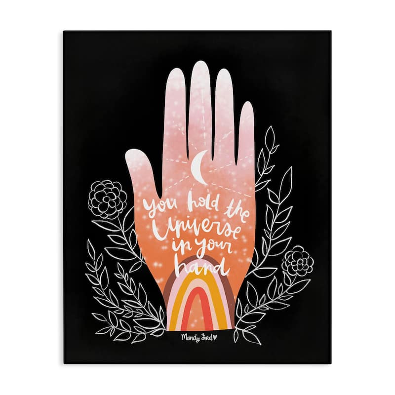Stupell Universe In Your Hand Canvas Wall Art Design By Mandy Ford Art + Illustration - 24 x 30