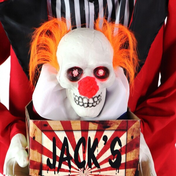 Haunted Hill Farm Billy Barker the Standing Clown and Jumping Jack