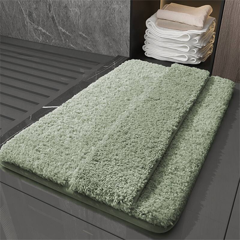 Plush Shaggy Bathroom Rugs Mat, Extra Soft and Absorbent Bath Rugs, Non-Slip Bath Carpet, Machine Wash