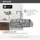 preview thumbnail 9 of 27, STYLISH 27"L x 18"W Stainless Steel 18 Gauge Single Basin Undermount Kitchen Sink with Basket Strainer