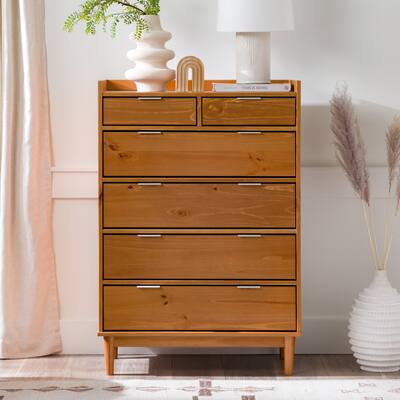 Middlebrook Modern Gallery Top Solid Wood Chest
