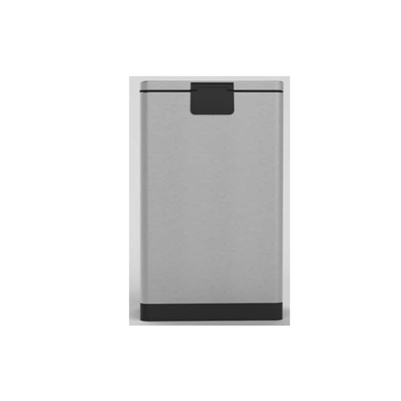 Innovaze 10.6 Gal./40 Liter Stainless Steel Rectangular Step-on Trash Can for Kitchen