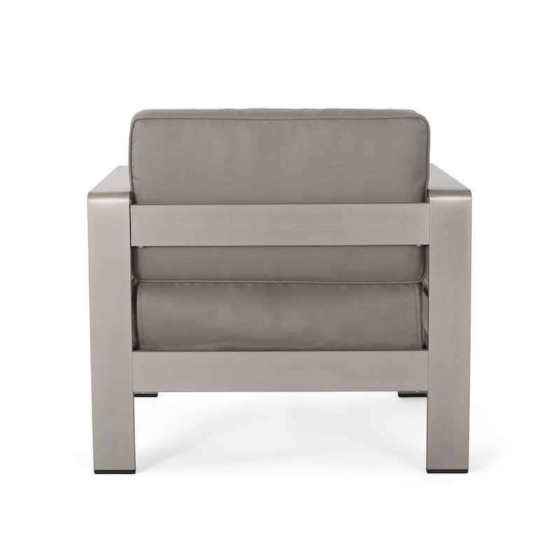 Cape Coral Outdoor Club Chairs with Optional Sunbrella Cushions (Set of 2) by Christopher Knight Home