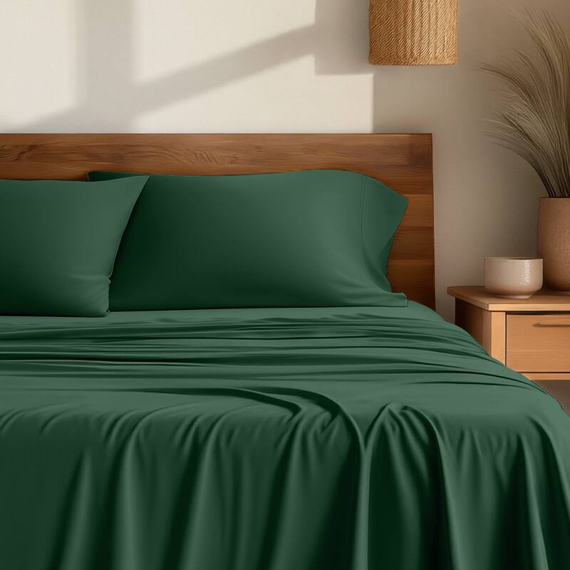 Bare Home Rayon from Bamboo Sheet Set - Deep Pocket - Breathable
