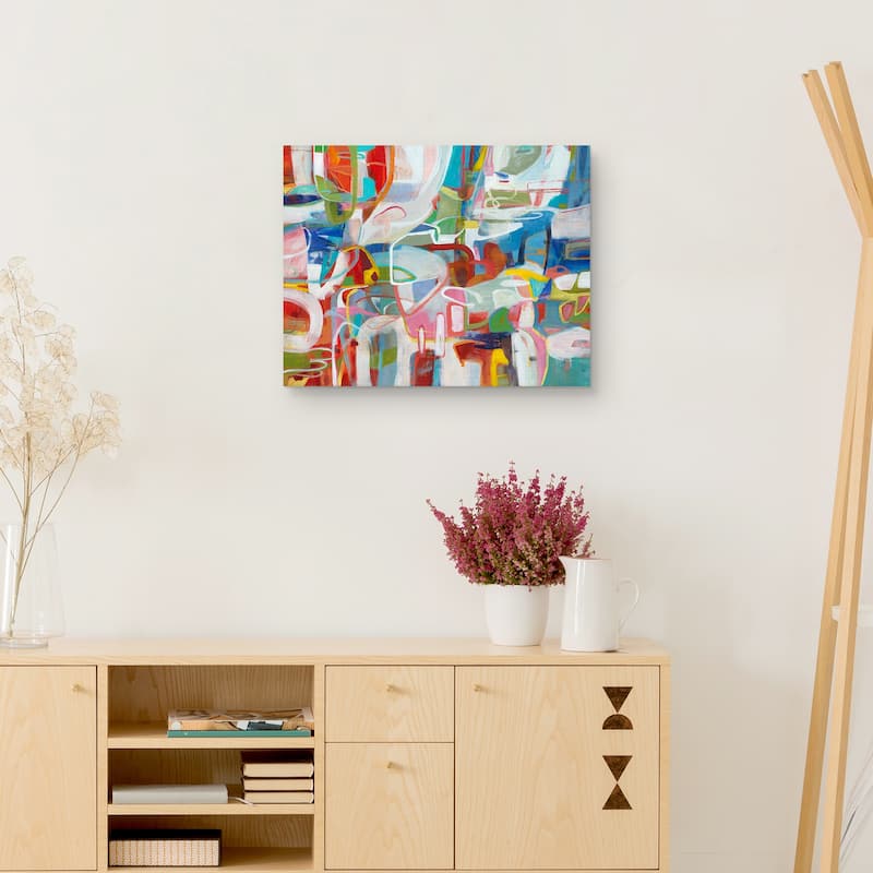 Colour Connection by Lisa Ridgers Canvas Art Print
