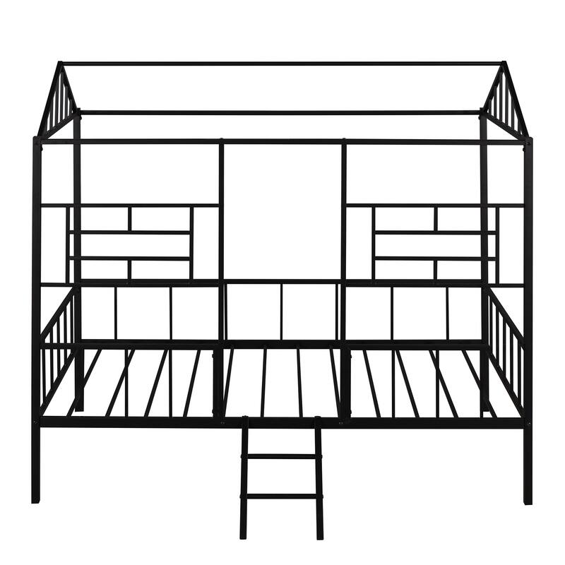 Metal Tree House Bed Frame for Kids, Twin/Full Size, Sturdy Frame, No Box Spring Required