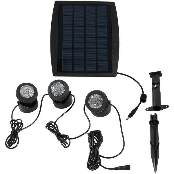 Shop Sunnydaze Outdoor Solar Powered Led Multicolored Lights Includes Set Of 3 Overstock 16636424