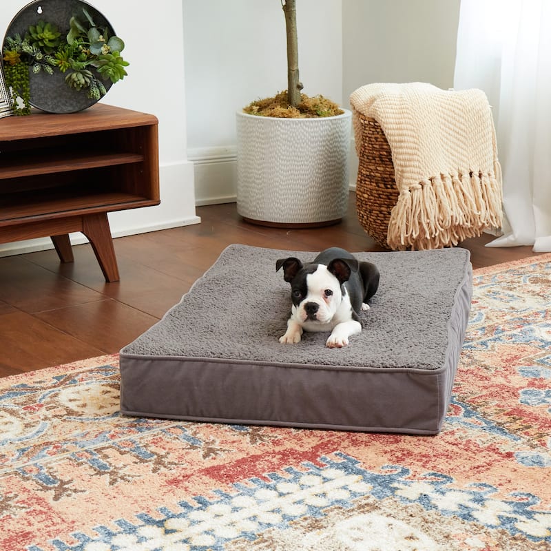 Happy Hounds Oscar Orthopedic Sherpa Dog Bed