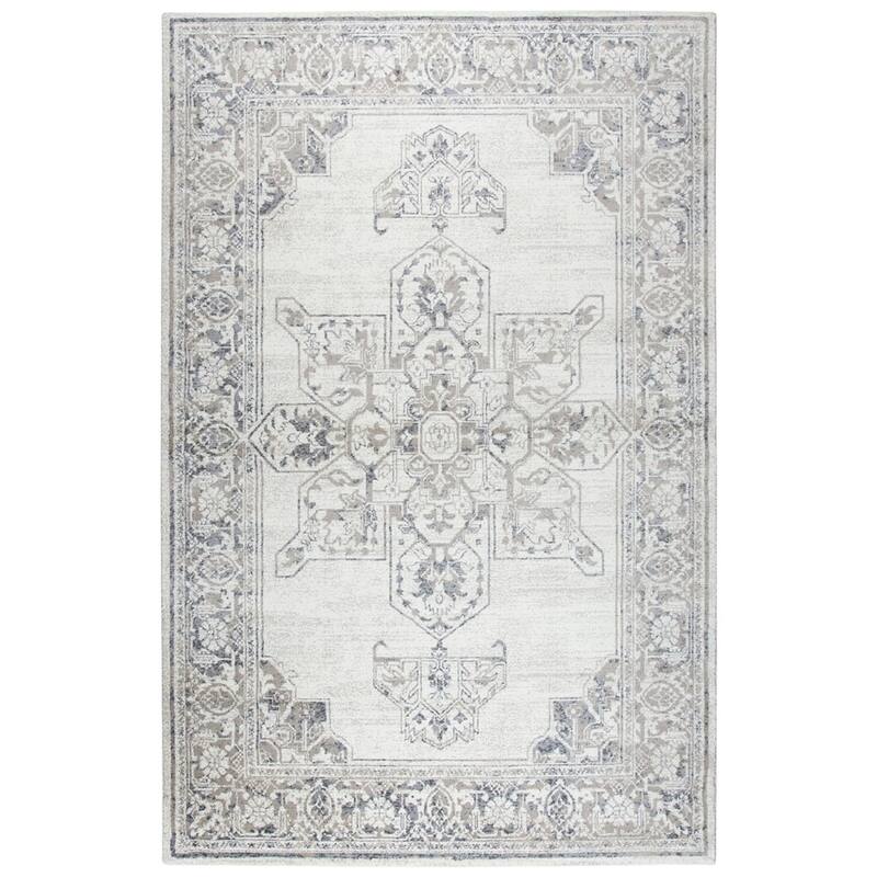 Alora Decor Swagger Persian-style Medallion Rug - 7'10" x 10'10" - Natural