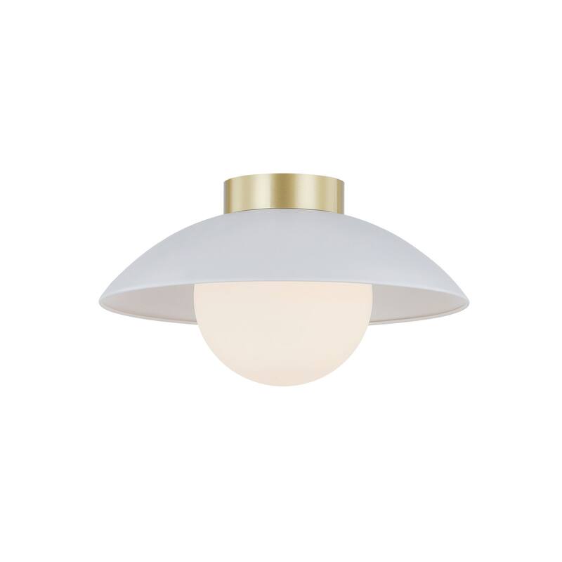 Troy Flush Mount Light, White